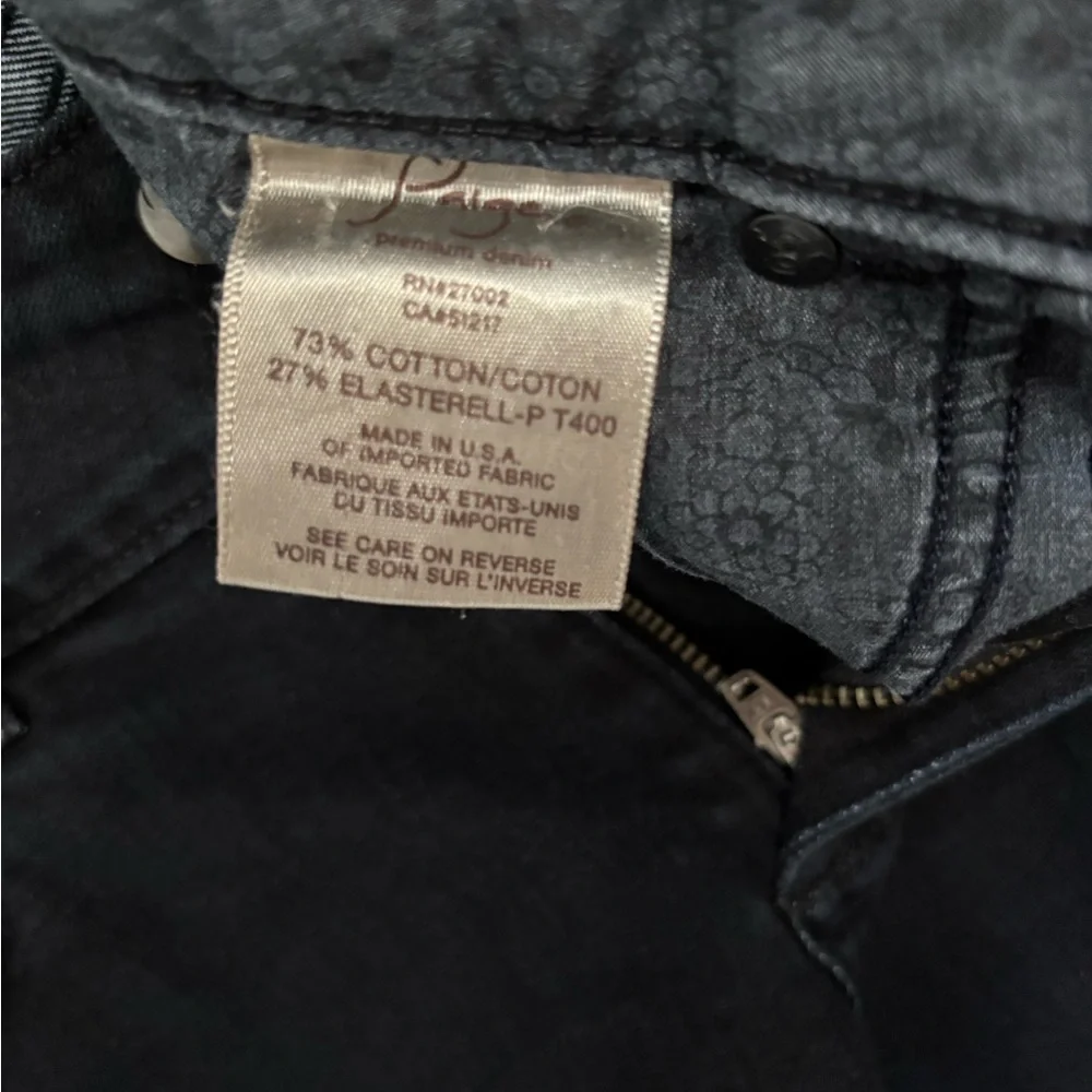 PAIGE Denim Jeans Size 27 (Fits 30” Waist) – Raw Hem